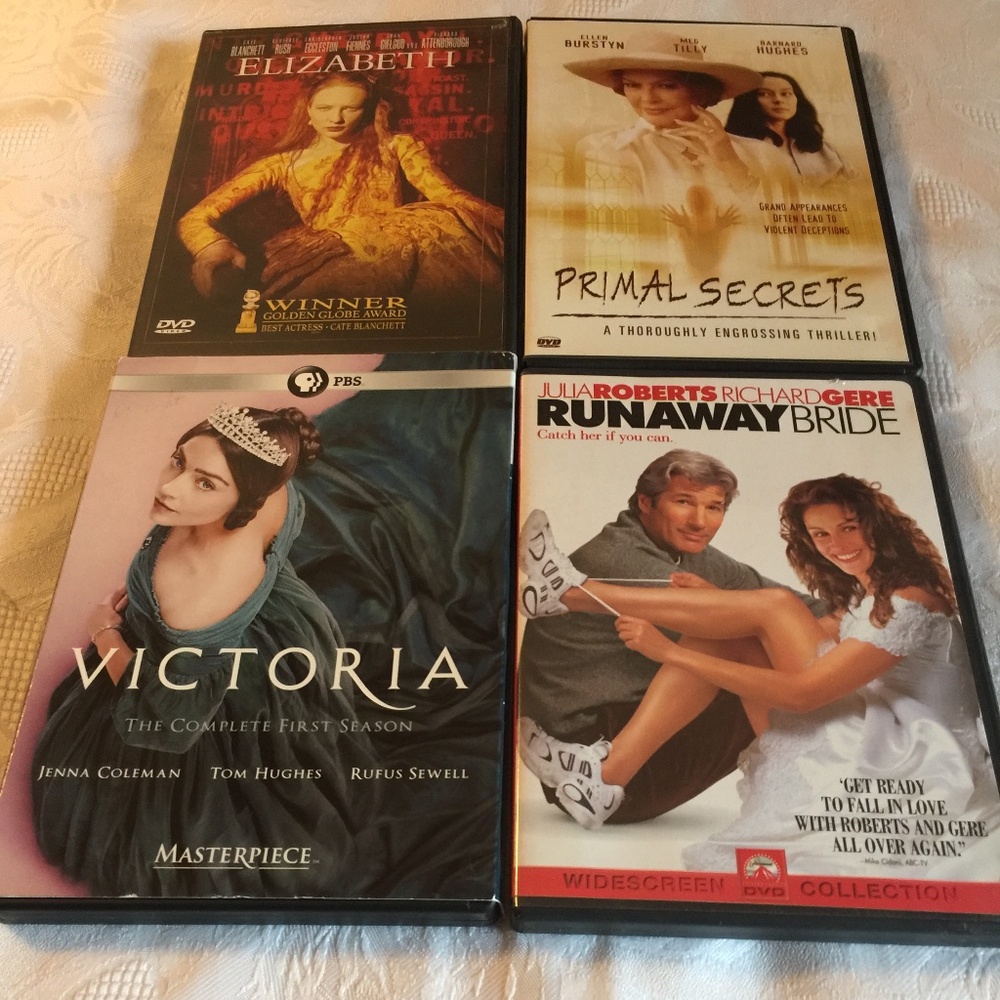 4 sets of DVD’s of various titles - Pre-owned